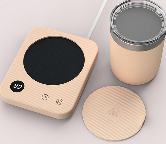 Coffee Mug Warmer + Cup Set