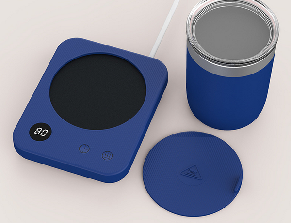 Coffee Mug Warmer + Cup Set