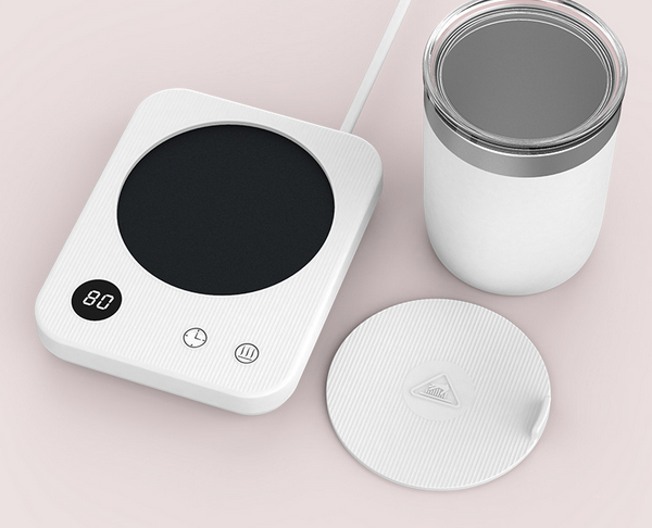 Coffee Mug Warmer + Cup Set