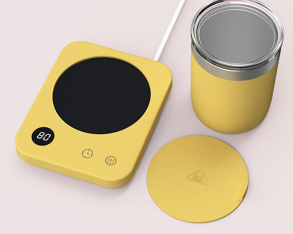 Coffee Mug Warmer + Cup Set