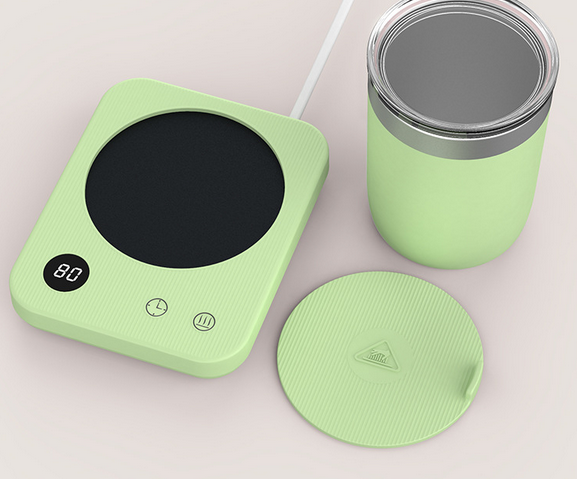 Coffee Mug Warmer + Cup Set