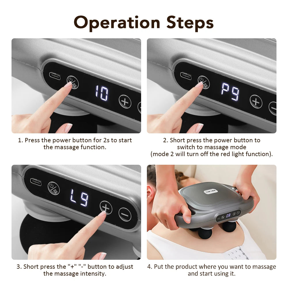 6 Headed Fascia Massager