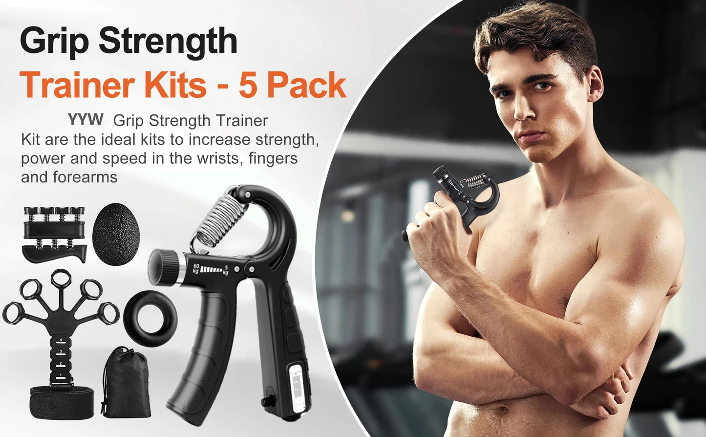 5 Piece Grip Trainer Kit
