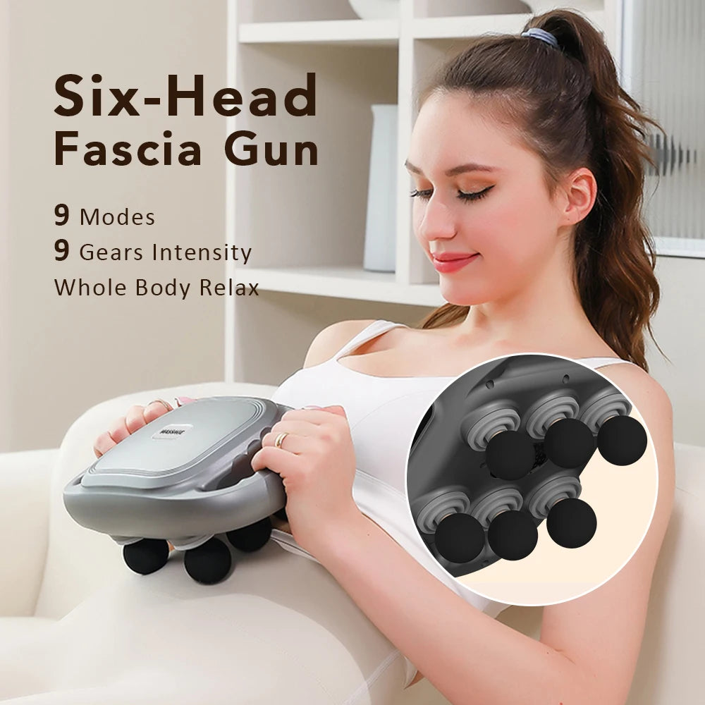 6 Headed Fascia Massager
