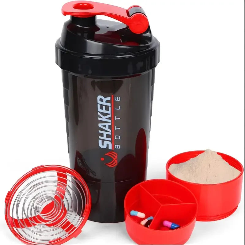 2 Tiers Shaker Bottle