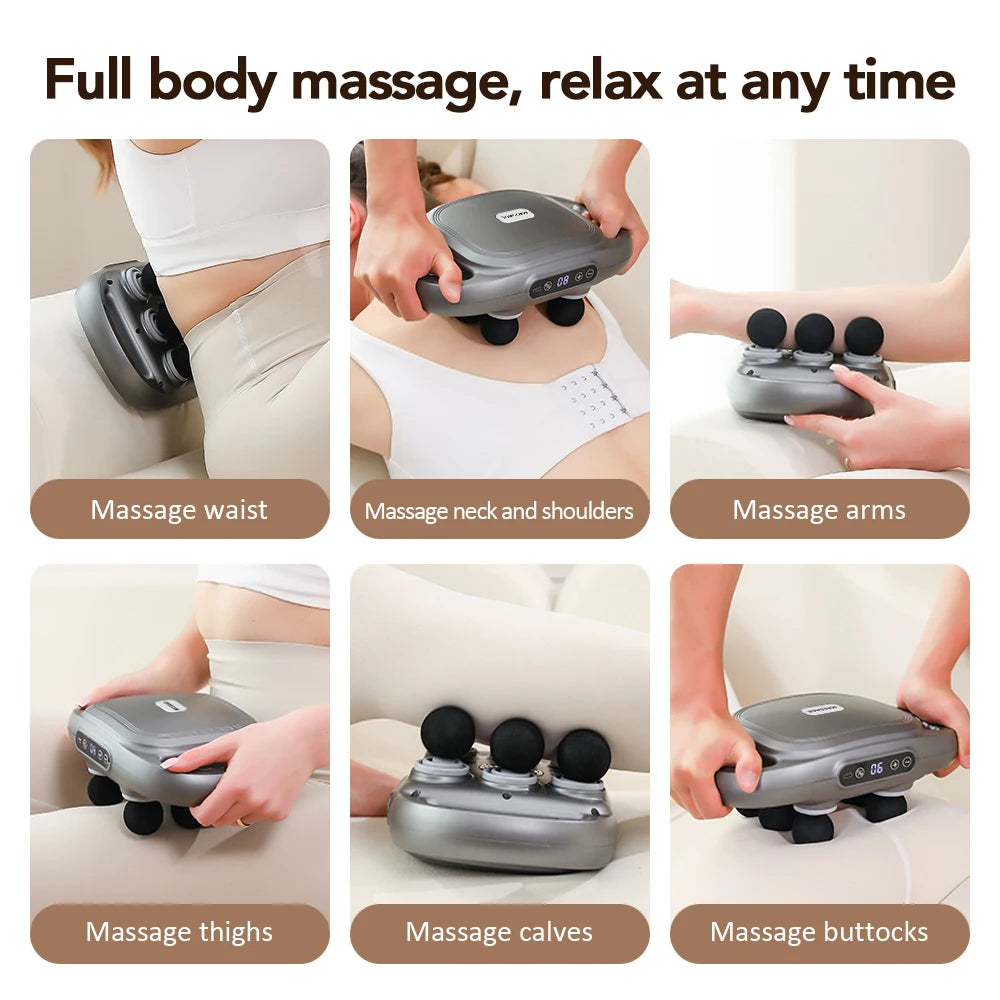 6 Headed Fascia Massager