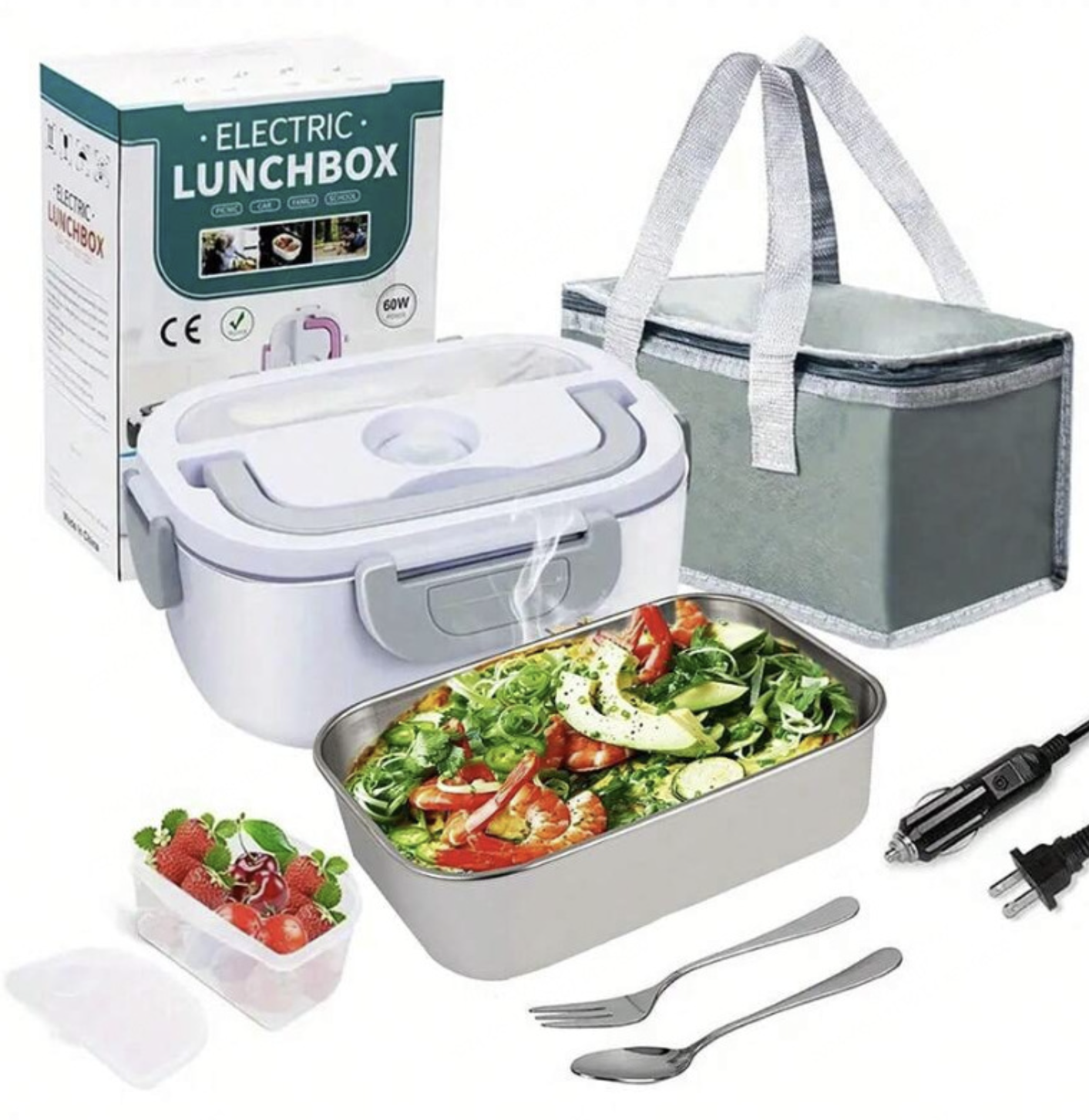 Self-Heating Lunch Box