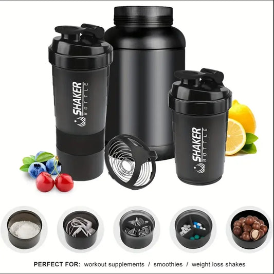 2 Tiers Shaker Bottle