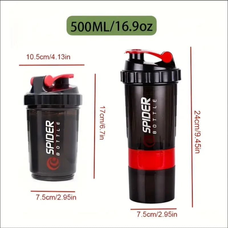 2 Tiers Shaker Bottle