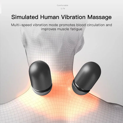 Electric Massage Pillow, Heating & Vibration