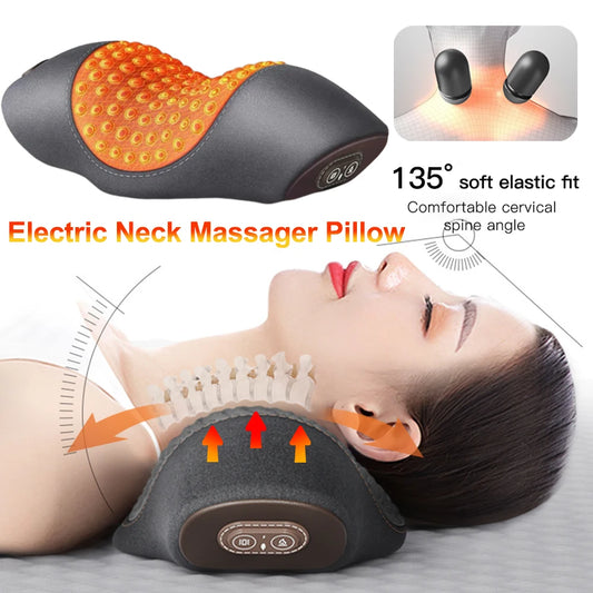 Electric Massage Pillow, Heating & Vibration