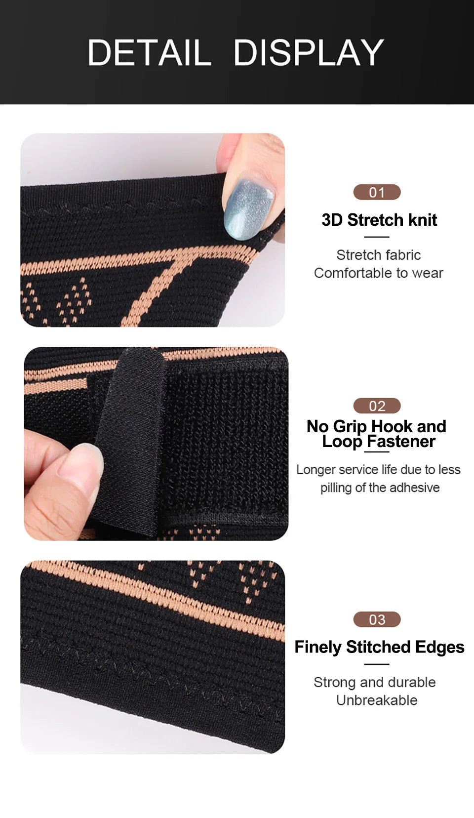 Copper Ion Knee Pads