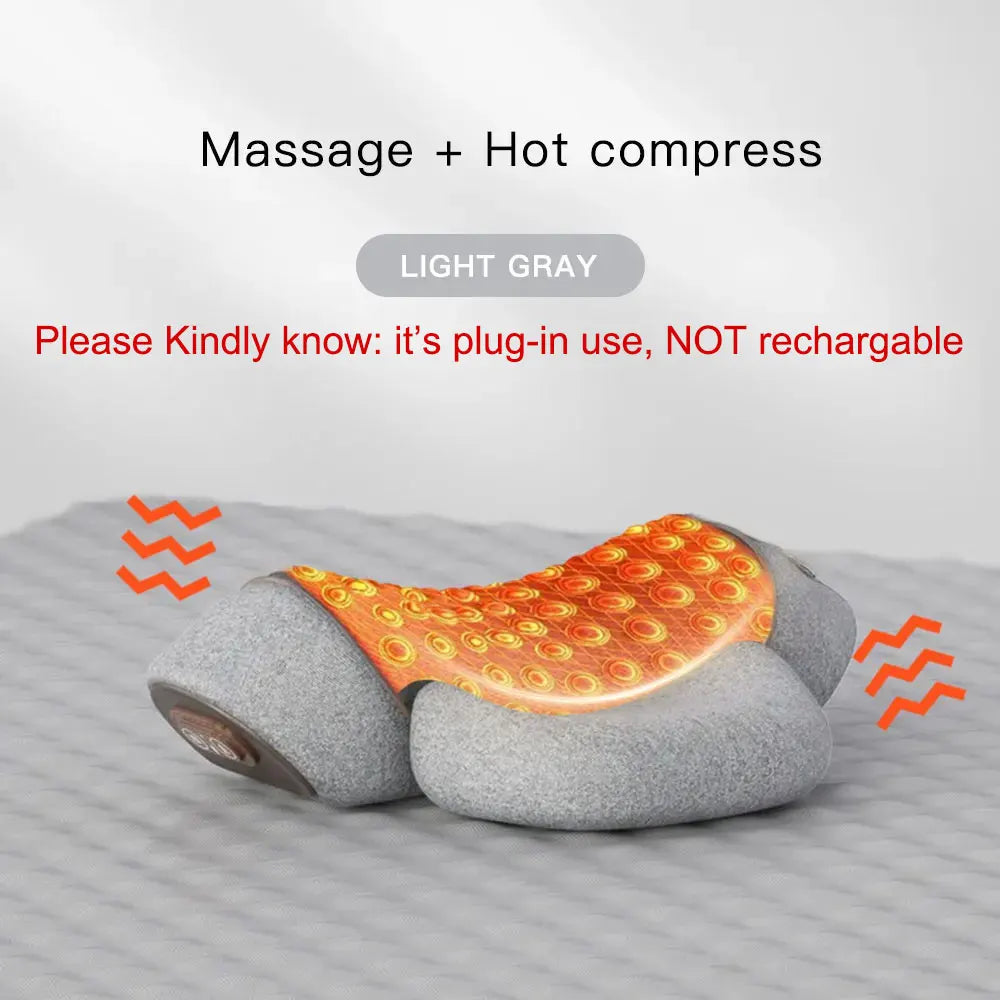 Electric Massage Pillow, Heating & Vibration