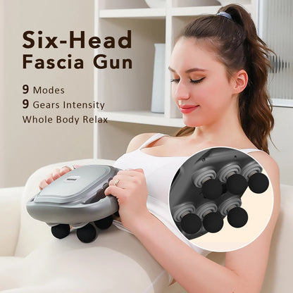 6 Headed Fascia Massager